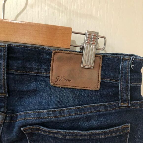 J. Crew toothpick denim jeans frayed hem‎ size 27 - Picture 3 of 6